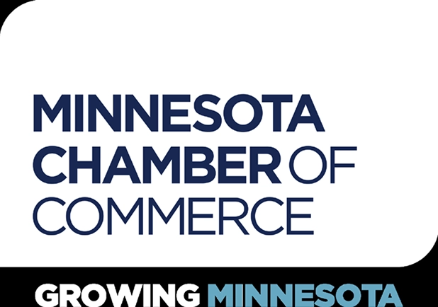 Minnesota Chamber of Commerce logo in blue text
